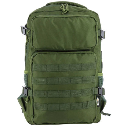 NGT 30L Military Style Fishing Rucksack Stealth Green Carp Tackle Backpack