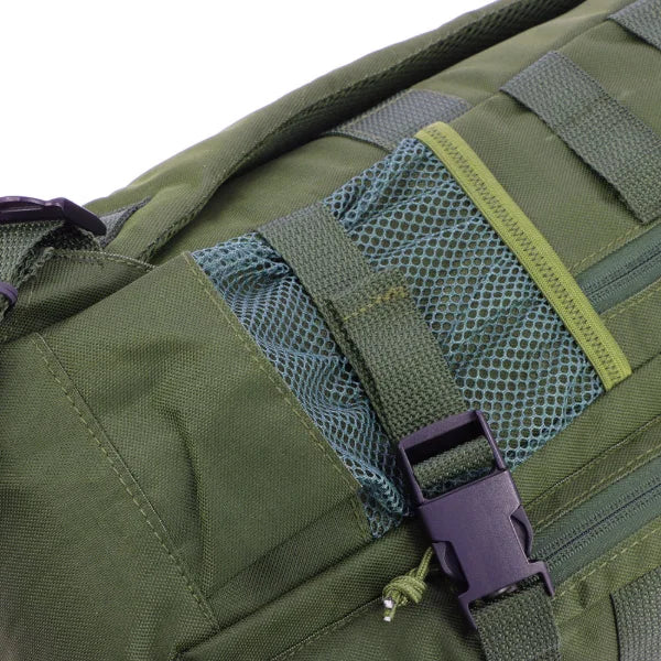 NGT 30L Military Style Fishing Rucksack Stealth Green Carp Tackle Backpack