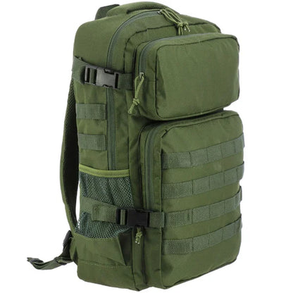 NGT 30L Military Style Fishing Rucksack Stealth Green Carp Tackle Backpack