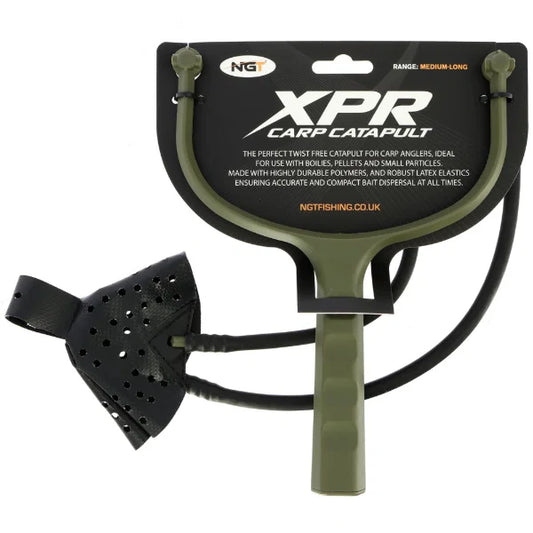 NGT XPR Carp Fishing Catapult Medium Long Range Bait Boilie Pellet Pult