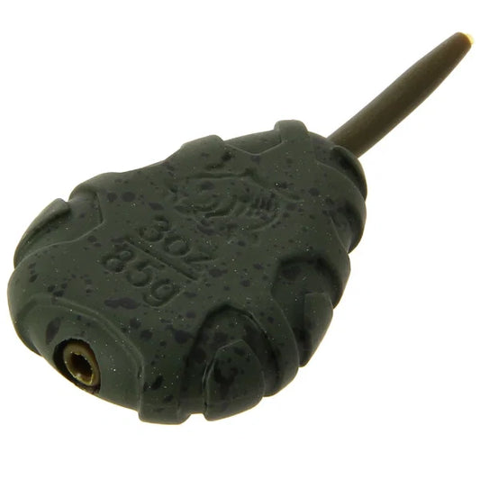 Black rubber duck with a small antenna on a white background