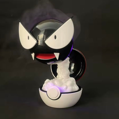 Pokémon Gastly LED Mist Humidifier Night Light USB Rechargeable Ghost Display