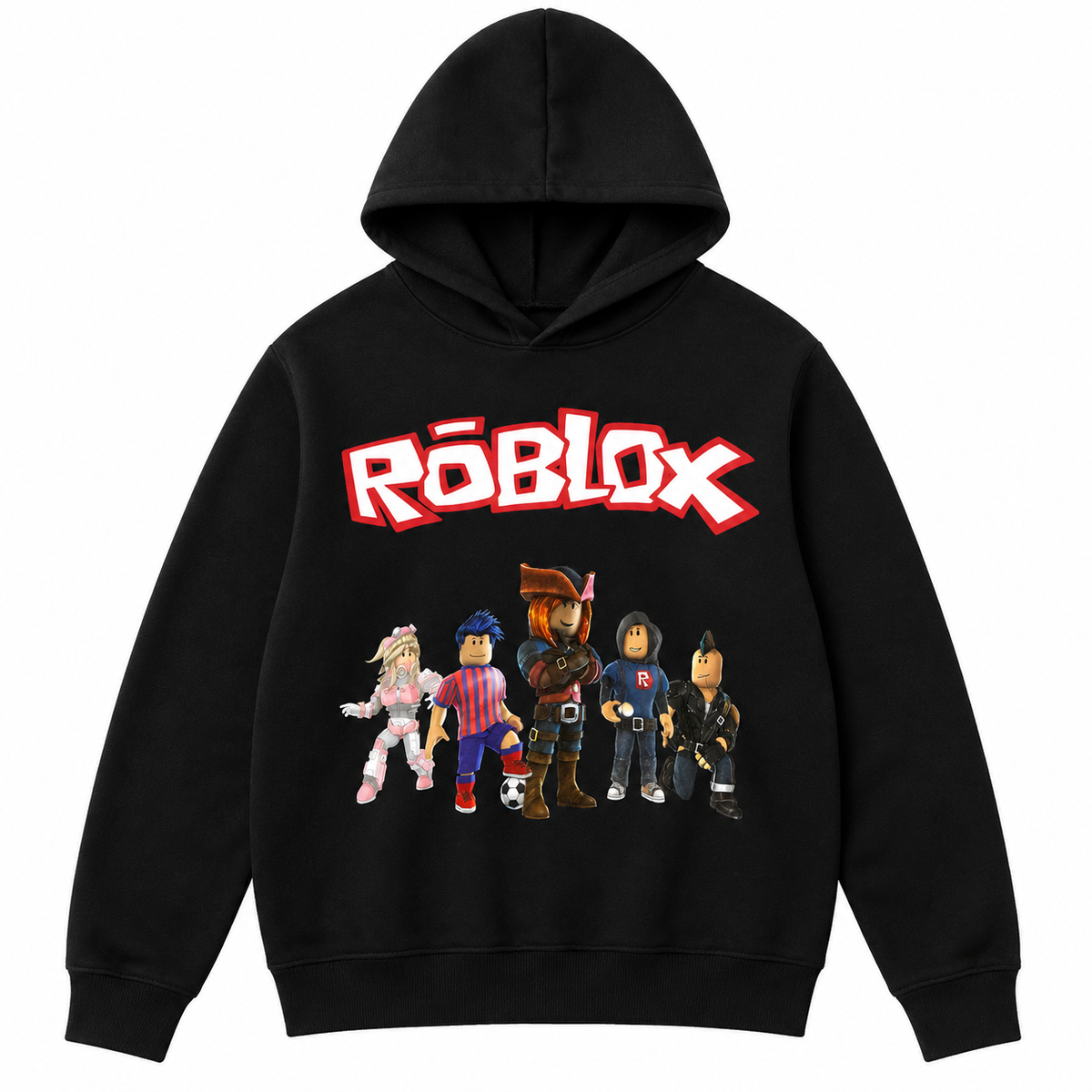 Roblox Black Children's Hoody Size 3 - 14 Years