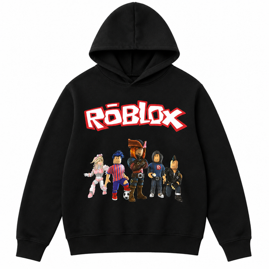 Roblox Black Children's Hoody Size 3 - 14 Years