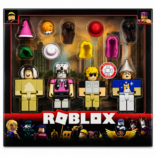 Roblox Mix & Match Rotating Toy Figures - Laughing Headphones & Co