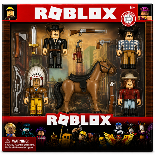 Roblox Mix & Match Rotating Toy Figures - Horse & Co