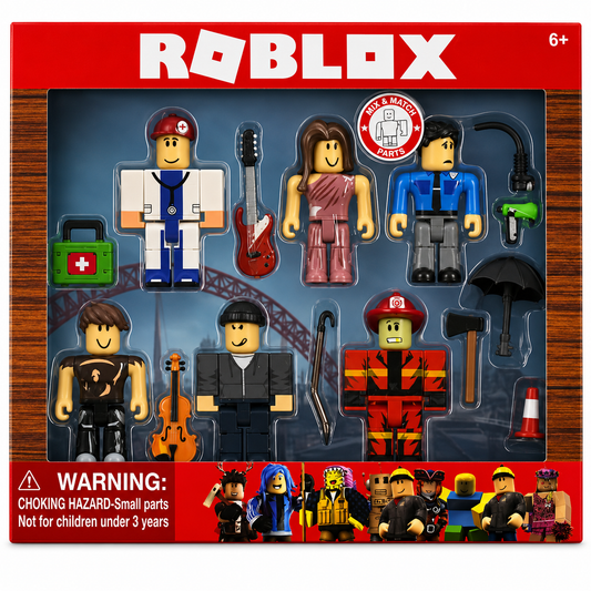 Roblox Mix & Match Rotating Toy Figures - Doctor & Co