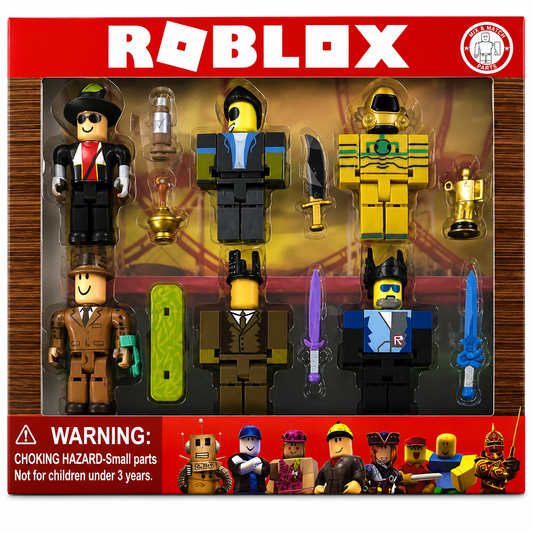 Roblox Mix & Match Rotating Toy Figures - Mobster & Co