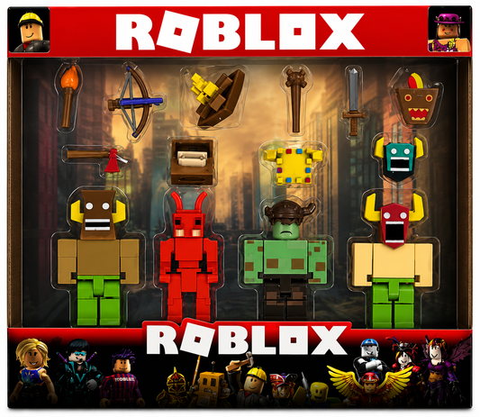 Roblox Mix & Match Rotating Toy Figures - Ant Man & Co