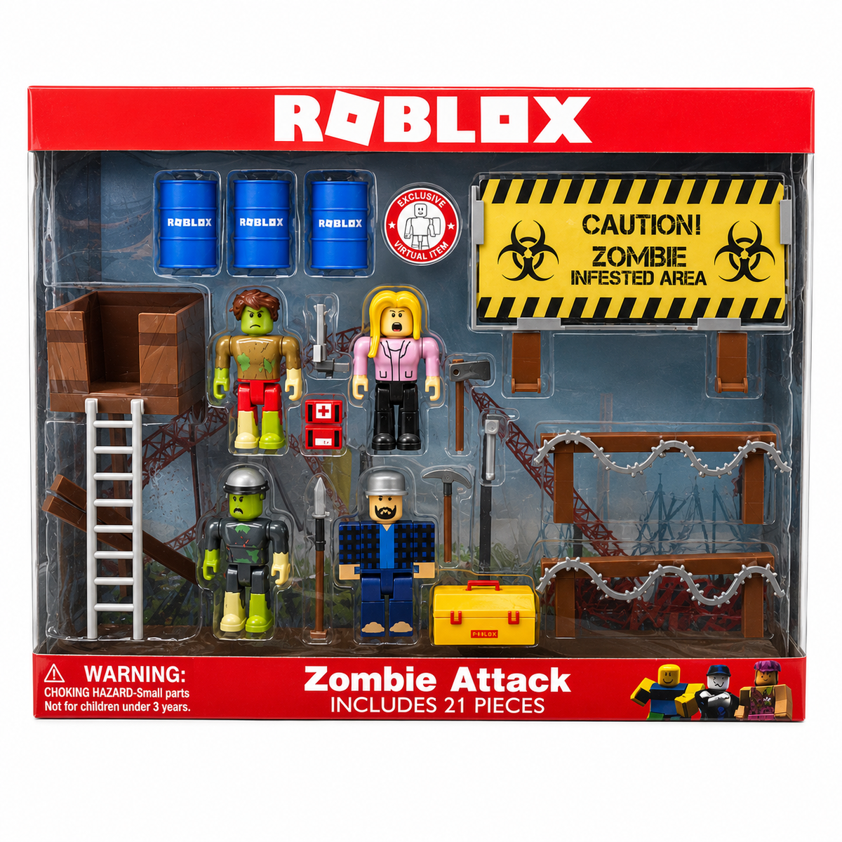 Roblox Zombie Attack 21 Piece Mix & Match Set