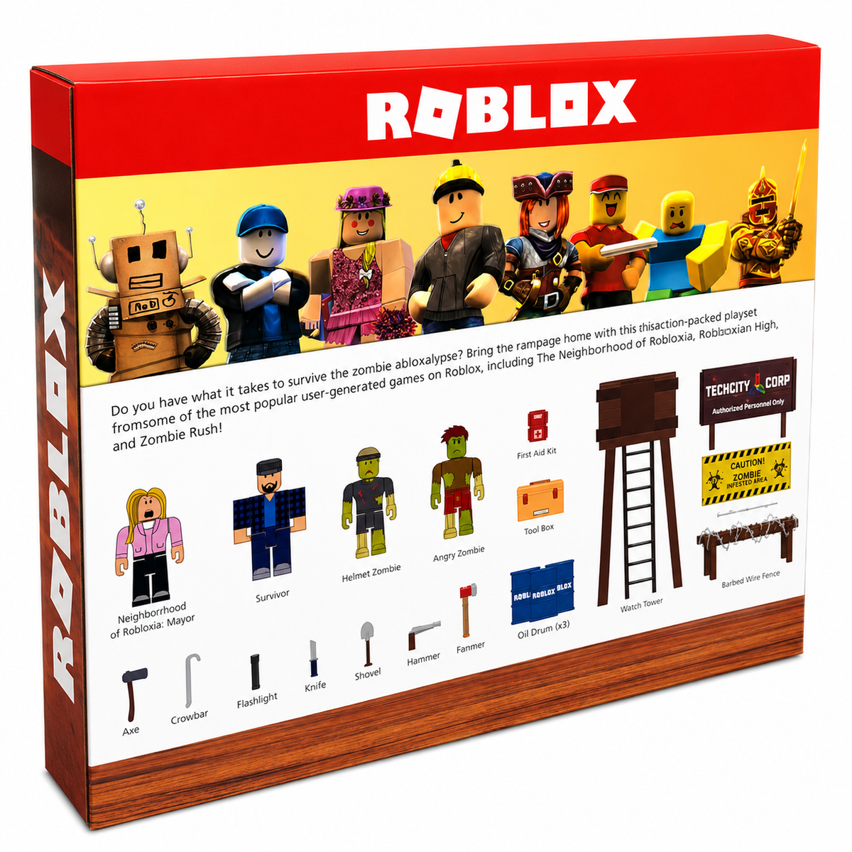 Roblox Zombie Attack 21 Piece Mix & Match Set