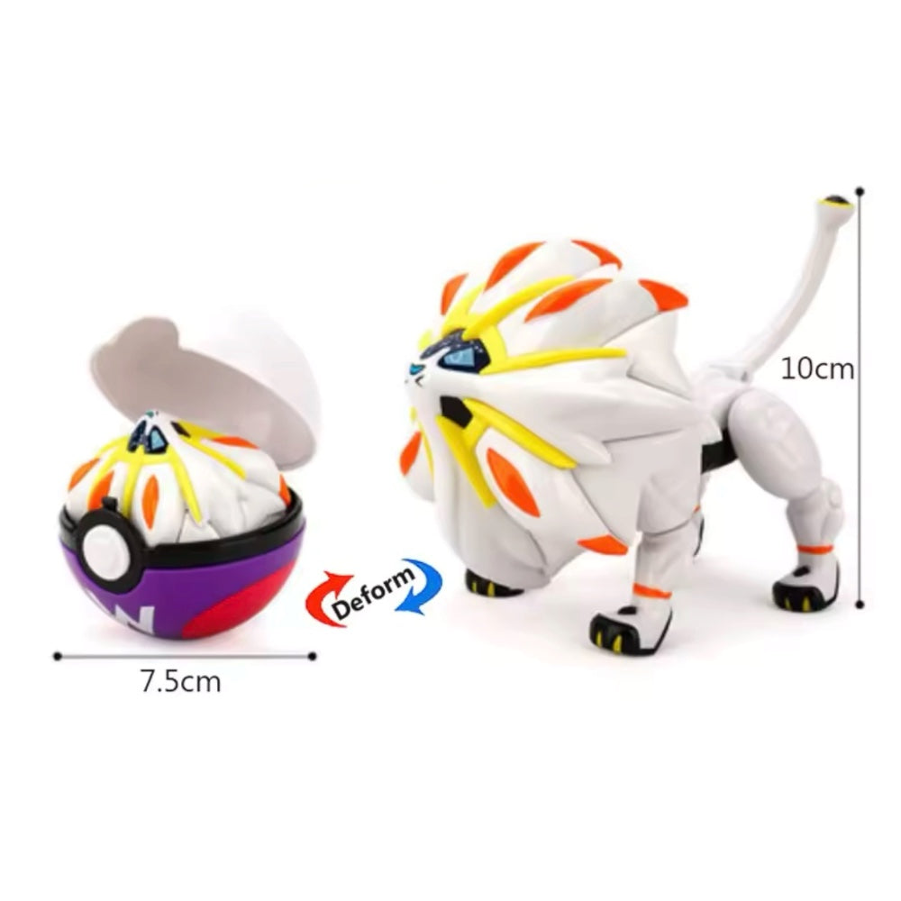 Pokémon Pocket Monster Battle Figure & Pokeball - Solgaleo