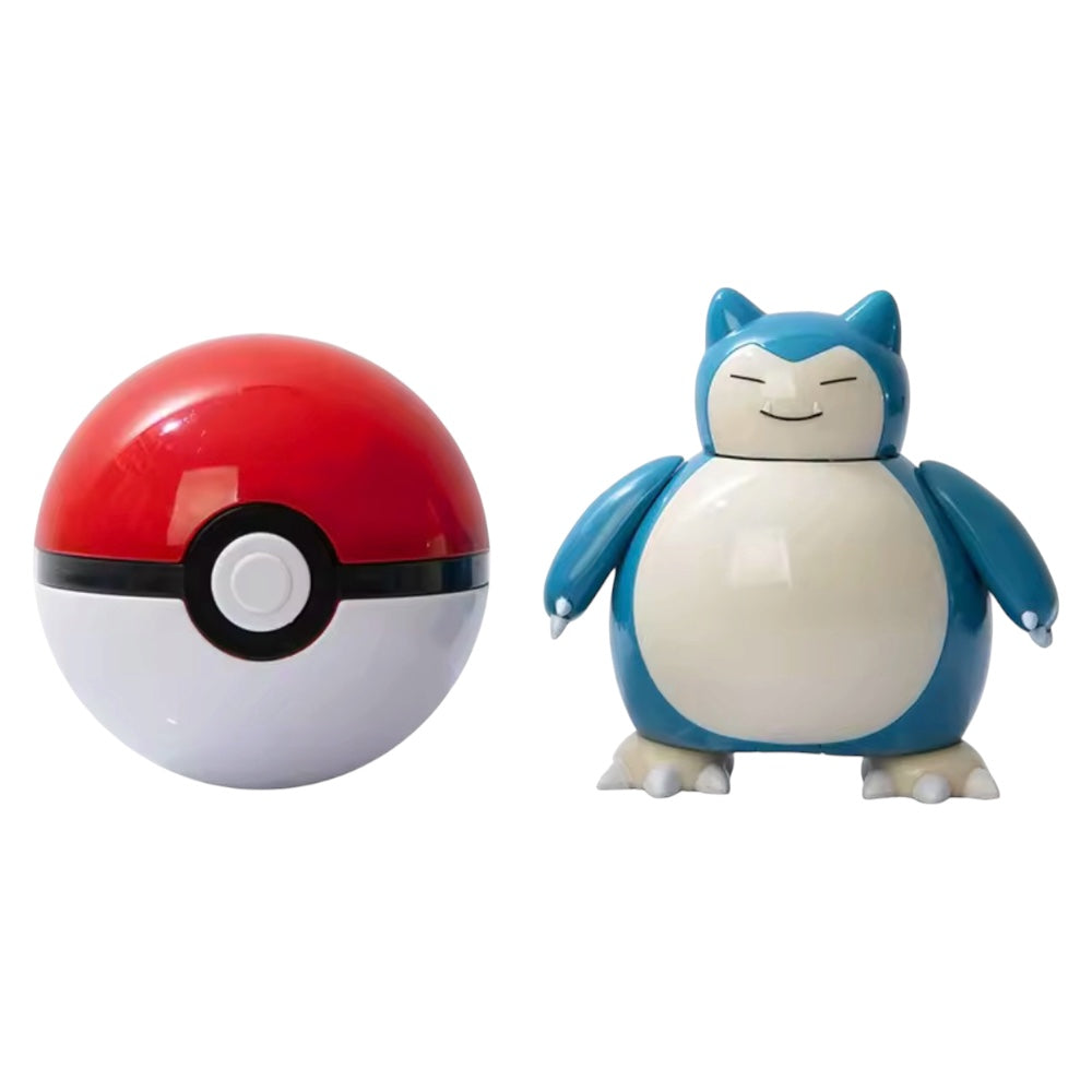 Pokémon Pocket Monster Battle Figure & Pokeball - Snorlax