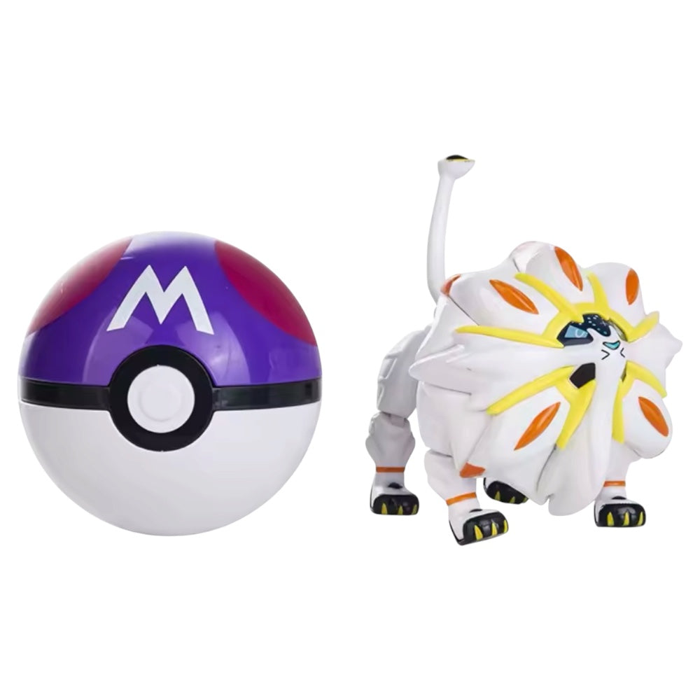 Pokémon Pocket Monster Battle Figure & Pokeball - Solgaleo