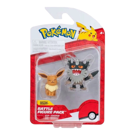 Pokémon Battle Figures Eevee & Perrserker