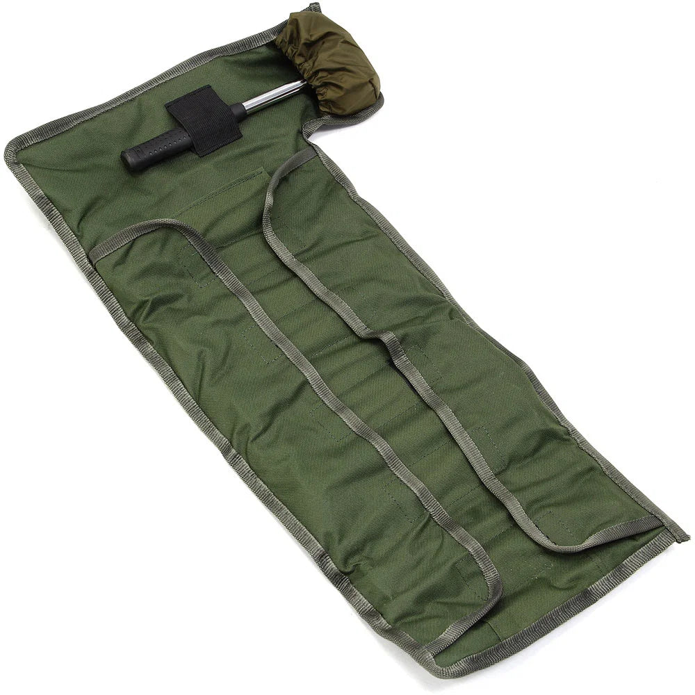 NGT Bivvy Peg Set 10 x 8" Bivvy Pegs and Mallet in Roll Up Case