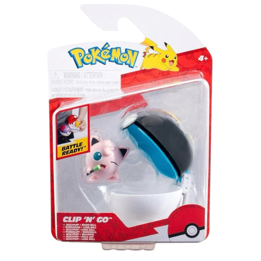 Pokémon Clip N Go Jigglypuff & Moon Ball