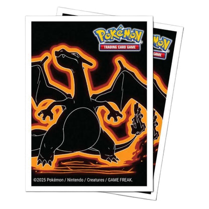 Pokémon Neon Kanto Apex Deck Protector Sleeves Charizard 105ct