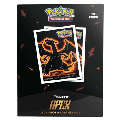 Pokémon Neon Kanto Apex Deck Protector Sleeves Charizard 105ct