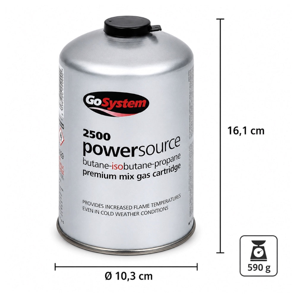 GoSystem 445g Butane Propane Gas Cartridge Camping Stove Fuel