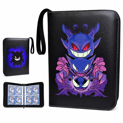 Pokémon Gastly Evolutions 4 Pocket Ring Binder For TCG Storage