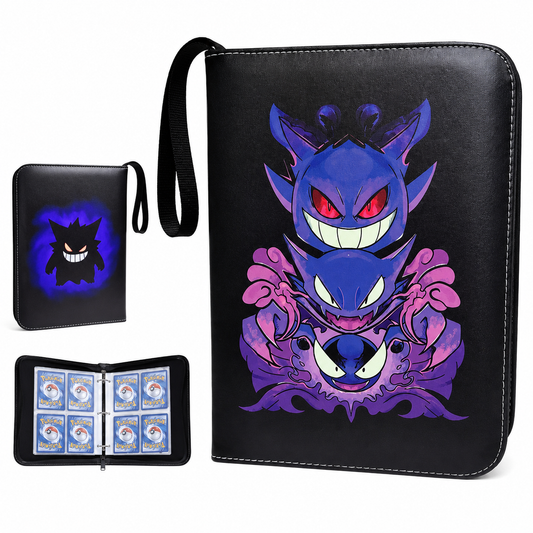 Pokémon Gastly Evolutions 4 Pocket Ring Binder For TCG Storage