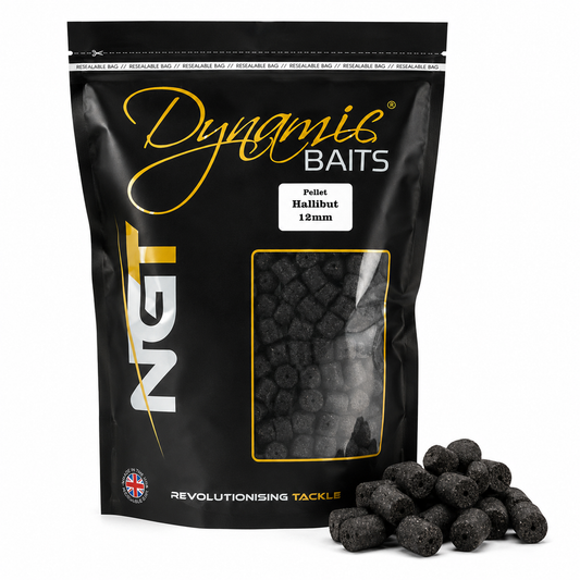 NGT Halibut Pellets 12mm 800g Carp Fishing Bait Coarse Groundbait Feeder PVA