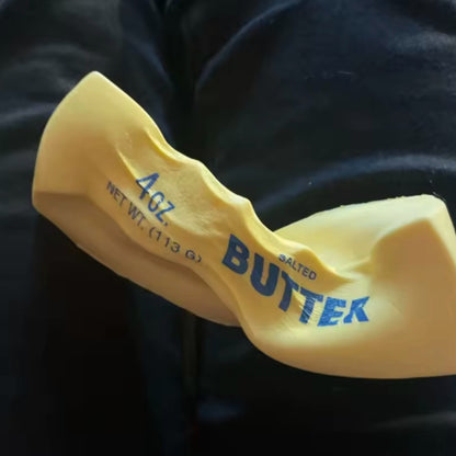 Butter Squeeze Fidget Toy Soft Sensory Stress Relief Squishy Novelty Gift Yellow