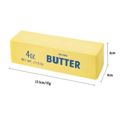 Butter Squeeze Fidget Toy Soft Sensory Stress Relief Squishy Novelty Gift Yellow