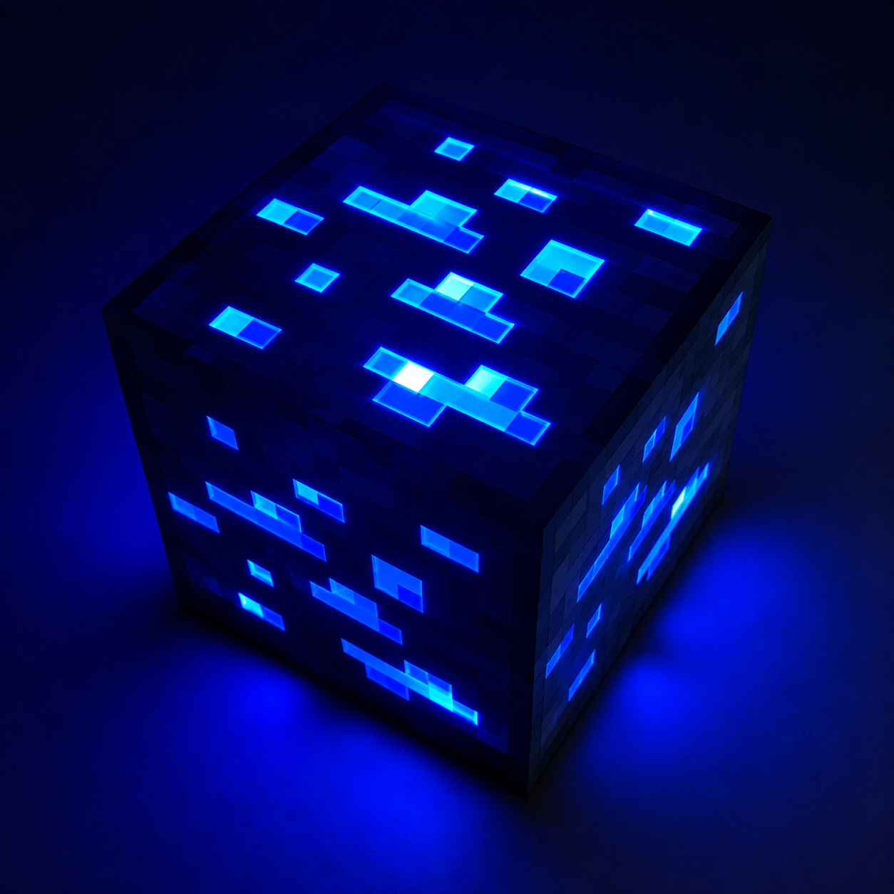 Minecraft Light Up Emerald Ore Lamp