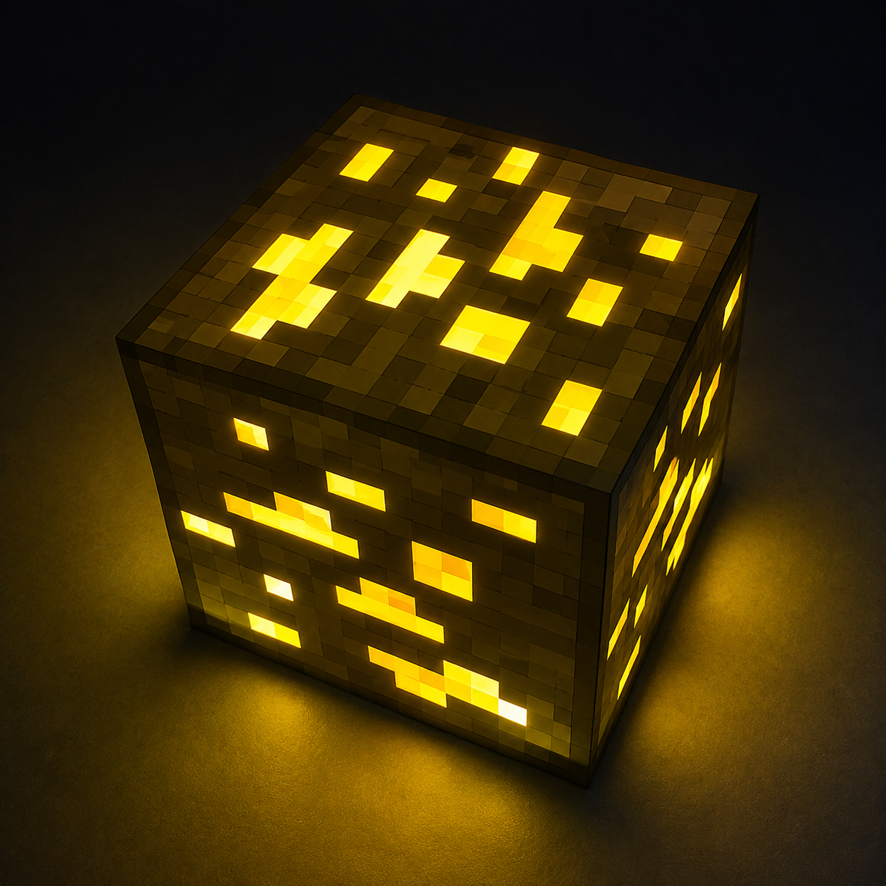 Minecraft Light Up Emerald Ore Lamp