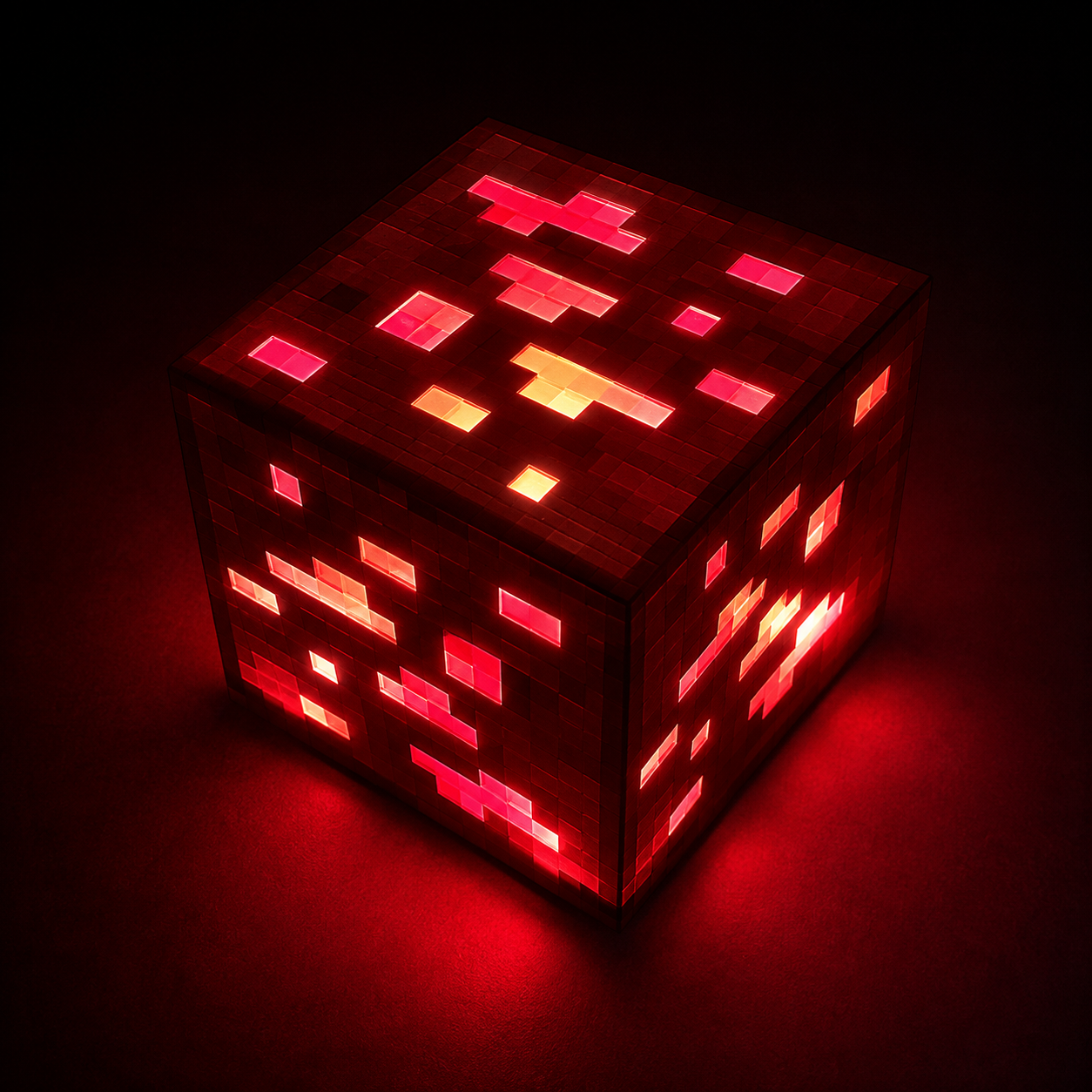 Minecraft Light Up Emerald Ore Lamp