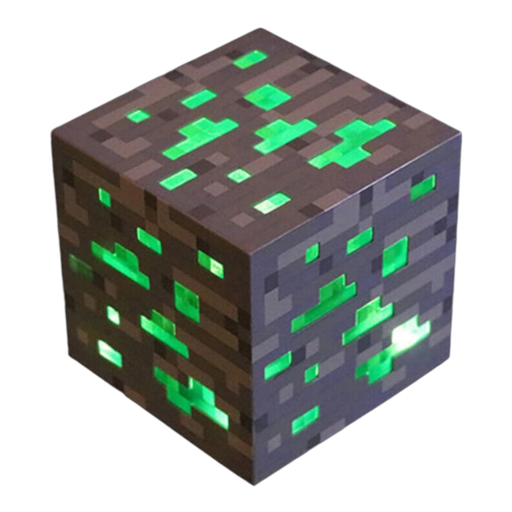 Minecraft Light Up Emerald Ore Lamp