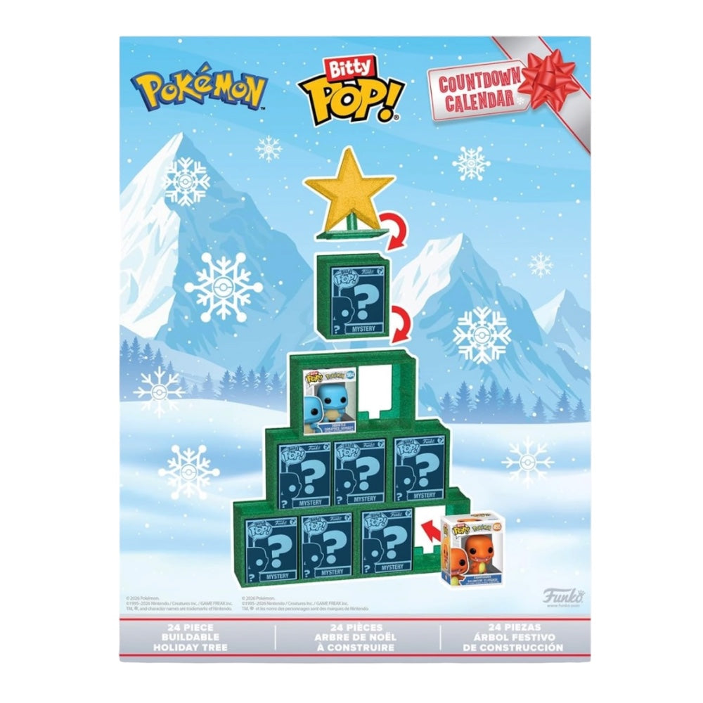 Bitty Pop! Pokemon Christmas Advent Countdown Calendar