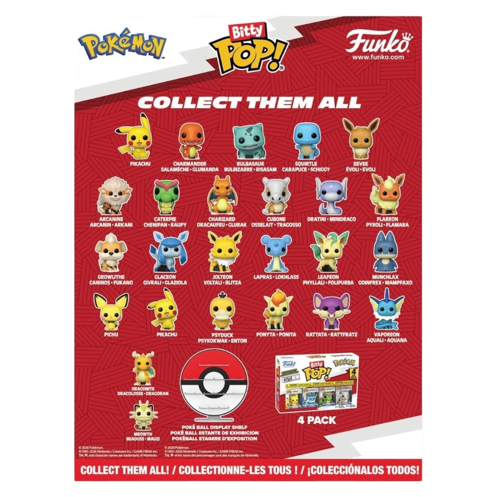 Bitty Pop! Pokemon Christmas Advent Countdown Calendar