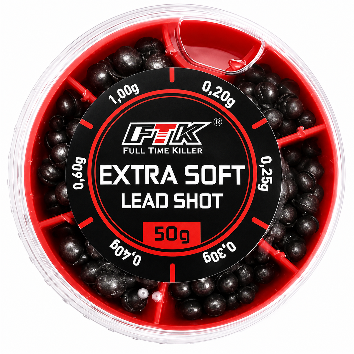 FTK Extra Soft Lead Shot Split Shot Sinkers 50g Assorted Weights Fishing Tackle