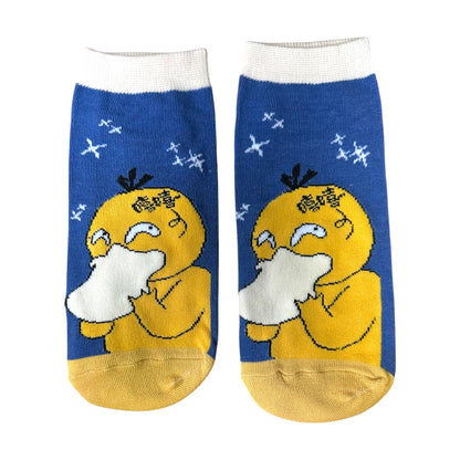 Pokémon Trainer Socks Psyduck Sniggering Design 4