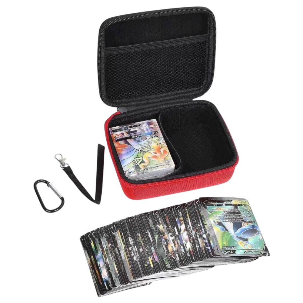 Pokémon Trading Card Storage Case with Carry Handle & Carabiner - No. 01