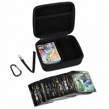 Pokémon Trading Card Storage Case with Carry Handle & Carabiner - No. 02