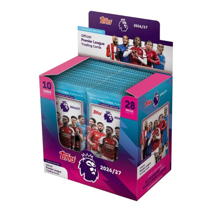 Topps Premier League 2026/27 Flagship Edition Trading Cards 10 Cards Per Pack