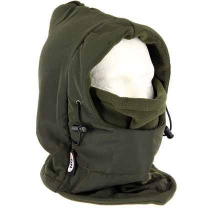 NGT DLX Snood Fleece Lined Water and Wind Proof Deluxe Snood with Face Guard