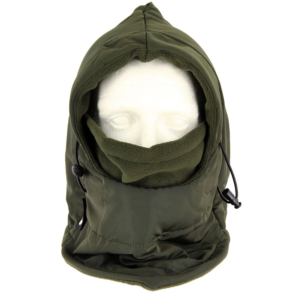 NGT DLX Snood Fleece Lined Water and Wind Proof Deluxe Snood with Face Guard