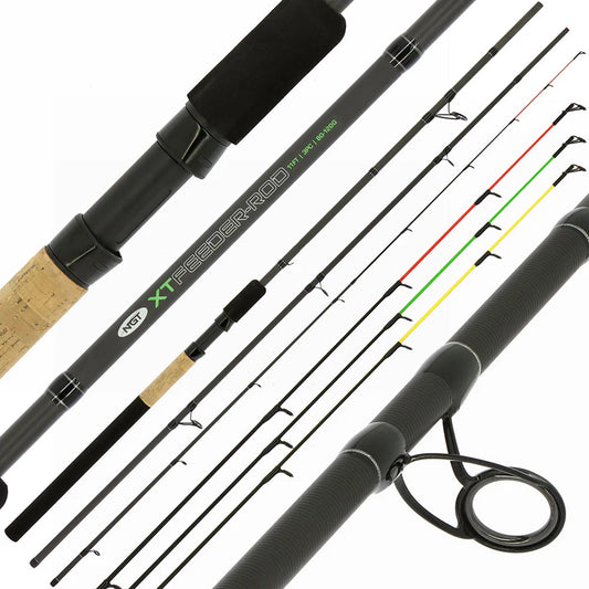 NGT XT Carbon Feeder Rod 11ft Feeder Rod with 3 Carbon Tips