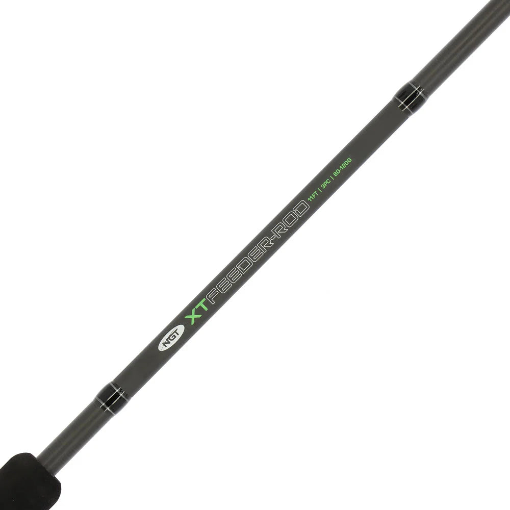 NGT XT Carbon Feeder Rod 11ft Feeder Rod with 3 Carbon Tips