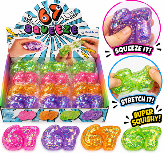 6-7 Squishy Maltose Sugar Gel Stress Toy Viral Meme Sensory Fidget Toy