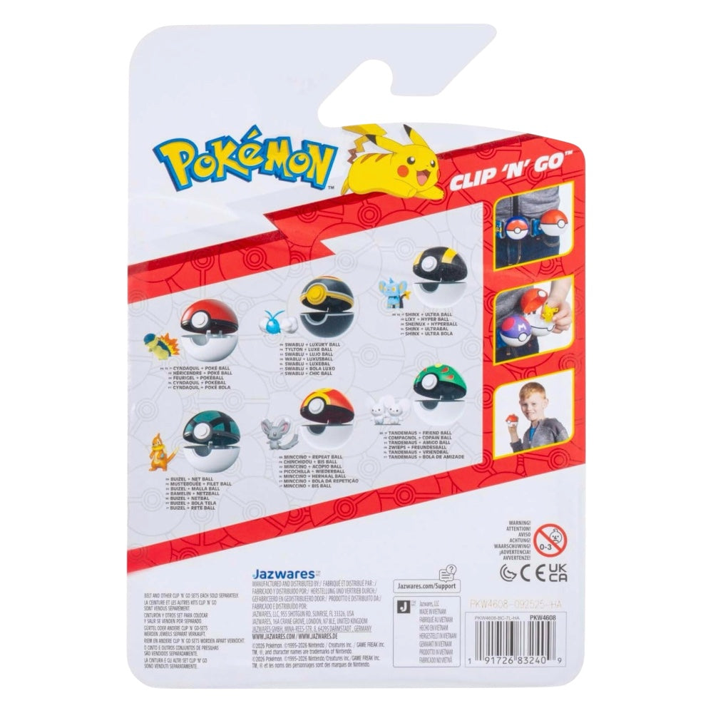 Pokémon Clip N Go Cyndaquil & Poke Ball