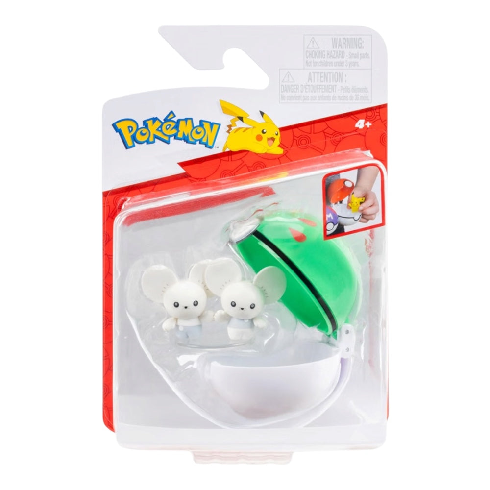Pokémon Clip N Go Tandemaus & Friend Ball