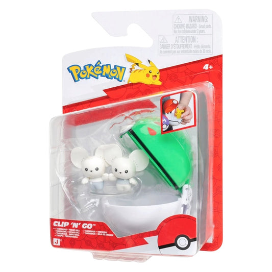 Pokémon Clip N Go Tandemaus & Friend Ball