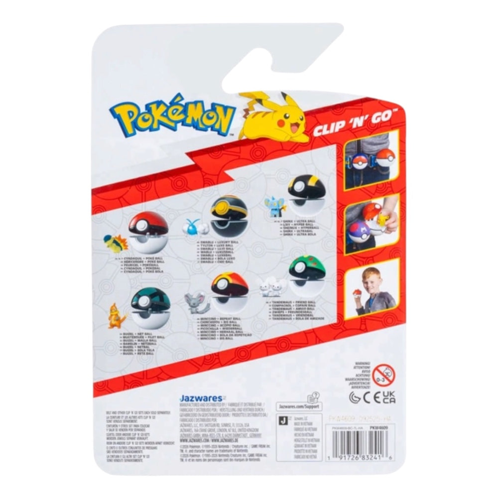 Pokémon Clip N Go Buizel & Net Ball