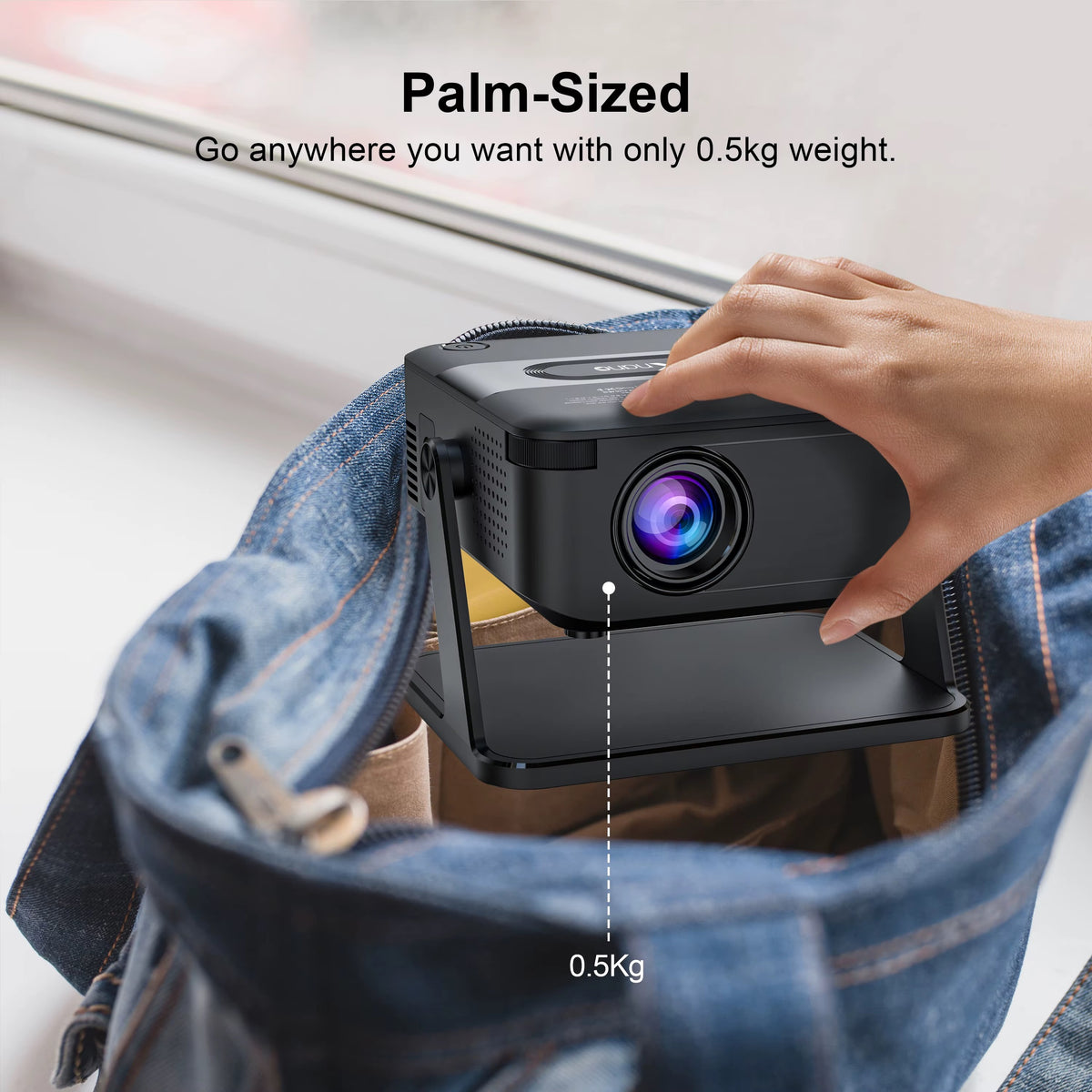 Xnano HA109 4K Smart Home Projector with WiFi and Bluetooth